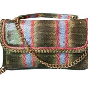 Henri Bendel purse snake embossed with retractable chain crossbody/shoulder bag